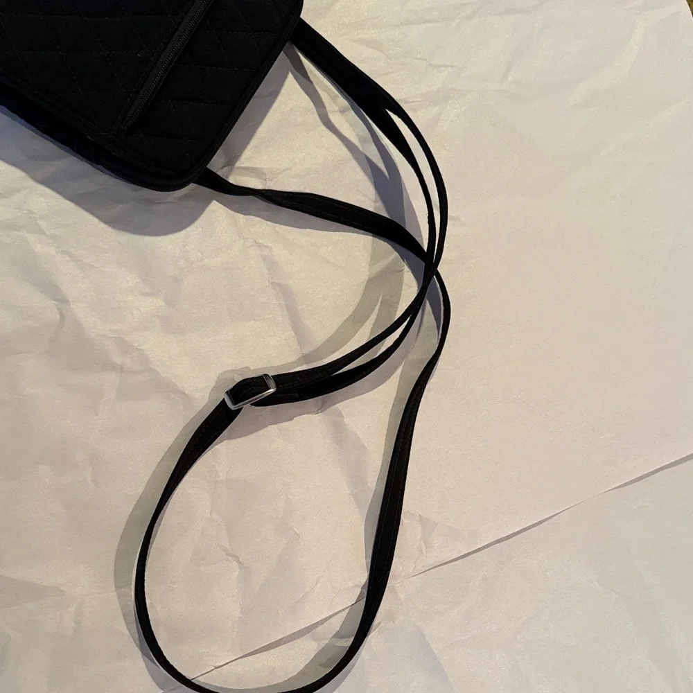 Vera Bradley Black Quilted Crossbody Bag - Picture 9 of 9